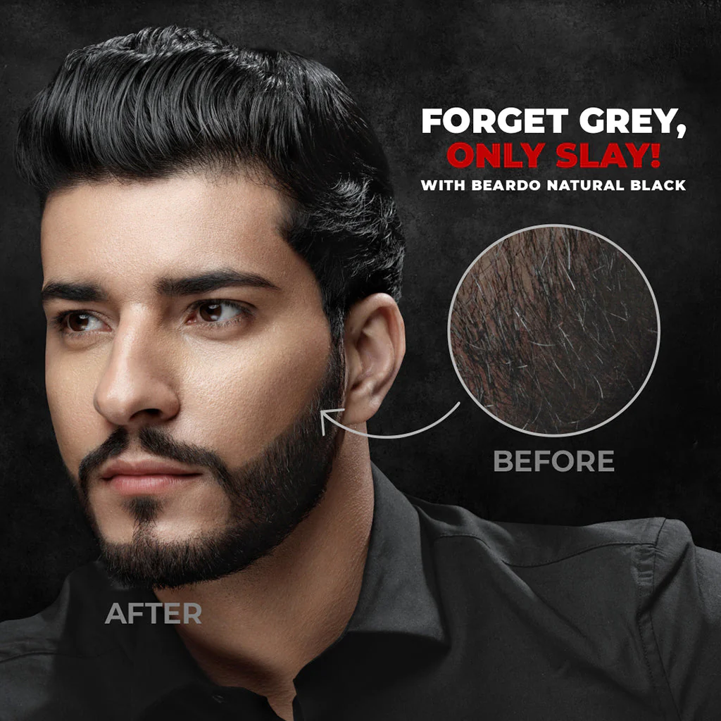 Gavrixon Beard Color for Men - Natural Black - Image 6